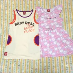 BABY DOLL ワンピース2枚セット 120cm