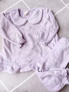 最終値下げ！フリース パジャマセット 80サイズ　モコモコ　冬　長袖　パジャマ