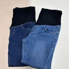 マタニティ スキニーデニムパンツ 64-70cm