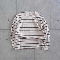 old uniqlo ボーダー　カットソー　 y2k XL