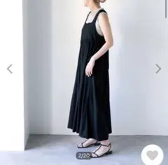 ナノユニバース⭐︎未使用　LB.04バックリボンワンピース 黒