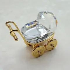 SWAROVSKI クリスタルメモリーズ　ベビーカー　ゴールド　クリスタル