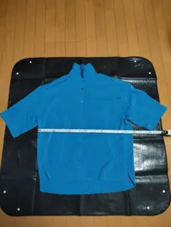 LOWRYS FARM 7部袖ブラウス　青ブルー