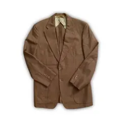 Paul Stuart チェック テーラードジャケット ブラウン カナダ製 古着