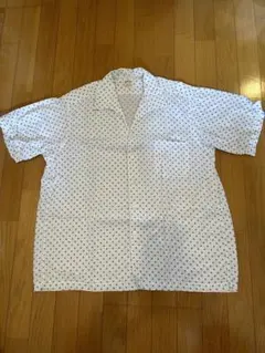 Ralph Lauren ペイント加工シャツ オックスフォード一点物風アート古着