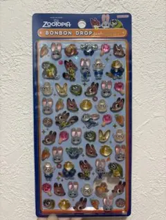 【正規品】ズートピア ボンボンドロップ シール ミニ　mini