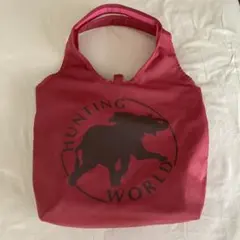 HUNTING WORLD トートバッグ ピンクのサムネイル
