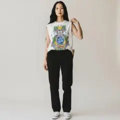 B746 希少【PHENOMENON フェノメノン】ノースリーブビッグシルエットのサムネイル