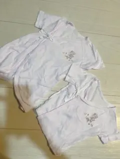 ベビー肌着 2枚セット ピンク ミニーマウス