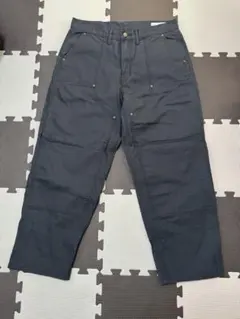 GAP バギー カーペンターパンツ 32 ネイビー ダブルニー