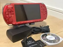 超美品 動作確認品 PSP 3000 ラディアントレッド すぐ遊べるセット