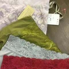 三色ショーツポーチ付き　サイズQ