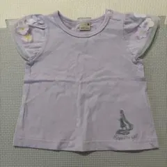 petit main プティマイン　 ラプンツェル 薄紫色 Tシャツ 80
