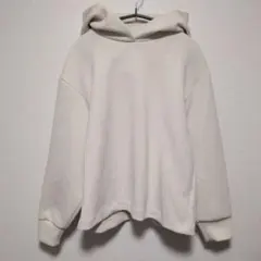 ユニクロ UNIQLO ドライスウェットプルパーカ トップス オフホワイト