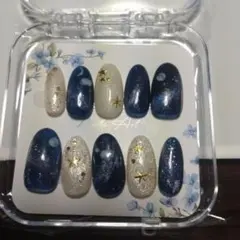 星空デザイン ネイルチップ 10個入り