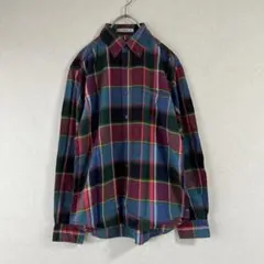 Chambray fabric garment チェックシャツ