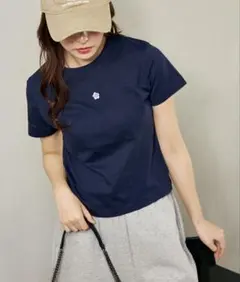 Mary Quant Tシャツ ネイビー ワンポイントのサムネイル