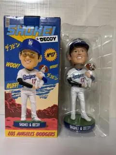 大谷翔平 ボブルヘッド デコピン キーホルダー セット販売 大谷翔平、ボブルヘッド第2弾に愛犬デコピン登場 8・29配布へ