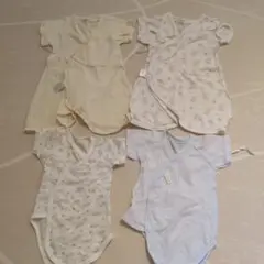 コットンメッシュ ベビー肌着 4点セット 動物柄 赤ちゃん本舗