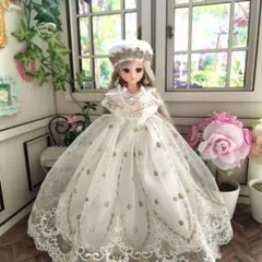 改装前の売り尽くし◇手縫いリカちゃんドレス◇ベルサイユ◇マリー