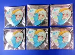 まふまふ ハート型 缶バッジ 6個セット そらまふうらさか そまうさ