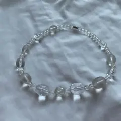 vintage France◯ice beads necklace◯