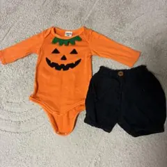 ハロウィン かぼちゃ コスチューム 80cm