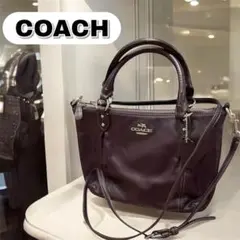 コーチ COACH 2WAY ショルダーバッグ ハンドバッグ レザー 訳あり