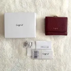 【即日発送】Ungrid レッド 三つ折り がま口財布のサムネイル
