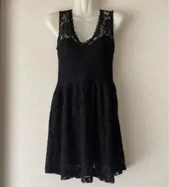 forever21 シースルー レース　ノースリーブ　セクシー　ワンピース