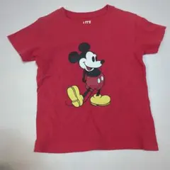 ユニクロ　ミッキーマウス 赤 Tシャツ