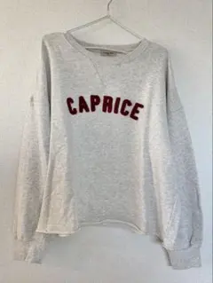 Samansa Mos2 サガラロゴ刺繍スウェット F グレー