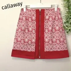 callaway キャロウェイ　ゴルフ　スカート　ジッパースカート　ピンク　M