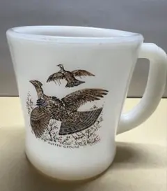 Fire-King Ruffed Grouse ファイヤーキング カケ、ヒビありのサムネイル