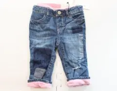 新品未使用【Gap ギャップ】80cm ピンク切替あったかパンツ