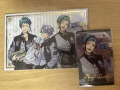 ツイステ フロイド オクタヴィネル クリアメタルカード 箔押し ブロマイド