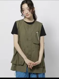 み*ち様 niko and...ボーイズシルエットポケベスト♪人気カラー♪カーキ