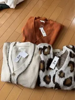 WEGO ニットカーディガン 3点セット　新品未使用