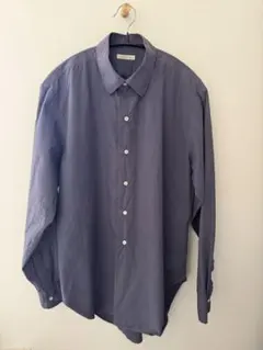 美品】Steven Alan ガーメントダイ ポプリンシャツ ライトブルーS