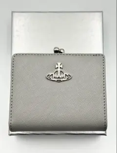 【♡新品未使用♡】Vivienne Westwood 二つ折り財布 グレー 人気