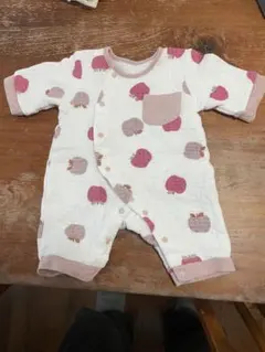 ベビー ロンパース 冬用 2枚セット 長袖 〜60cm