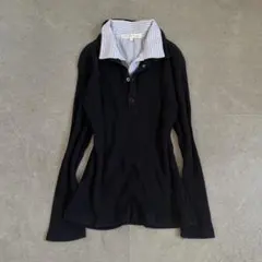 00s Archive リブニットロンt レイヤード グランジ お兄系 Y2K