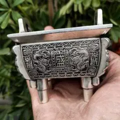 銅 細工 獅蓋香薫炉 禅意盤香三足炉 装飾品 工芸品 置物 - メルカリ