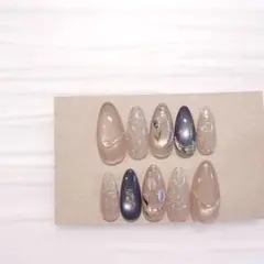 現品　ネイルチップ　フラッシュ　マグネット　チューリップ　フラワー