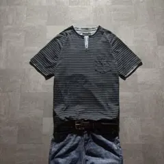 henley neck s/s tee y2k grunge archive - メルカリ