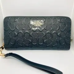 (Tamaki ୨୧⑅*.)新品未使用　コーチ　COACH 長財布　黒 2025年最新】コーチ 長財布 新品 未使用の人気アイテム - メルカリ