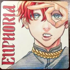手書き オリジナル 創作 イラスト euphoria