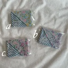 1552・ハンドメイド♡ダブルガーゼハンカチ 三枚セット