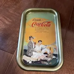 ヴィンテージ コカコーラ トレイ ブリキ 看板 サイン アメカジ古着 80s