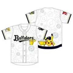 オリックスバファローズ ポケモン ピカチュウ コラボ ユニフォーム L